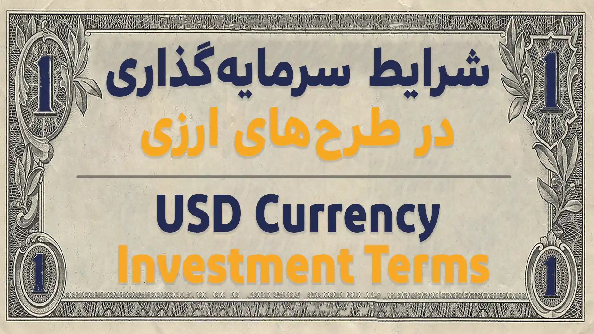 شرایط سرمایه گذاری در طرح های ارزی